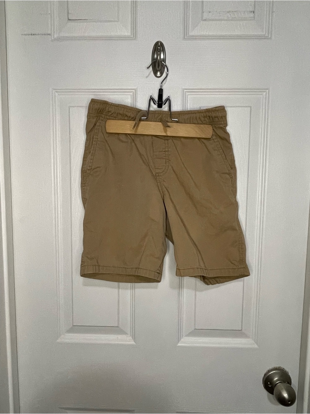 Cat & Jack Men's Elastic-Waist Chino Shorts - Tan